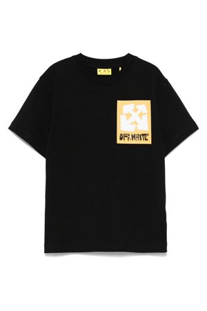 Big Label T-Shirt OFF WHITE KIDS | OBAA002S25JER0081018